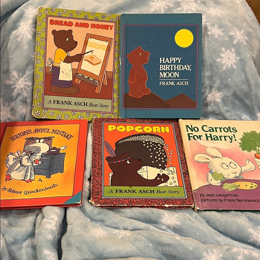 Frank Asch Bear Story Book bundle 5 books